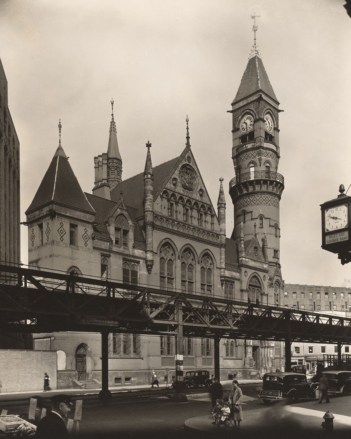 View of Jefferson Market Courthouse 1935